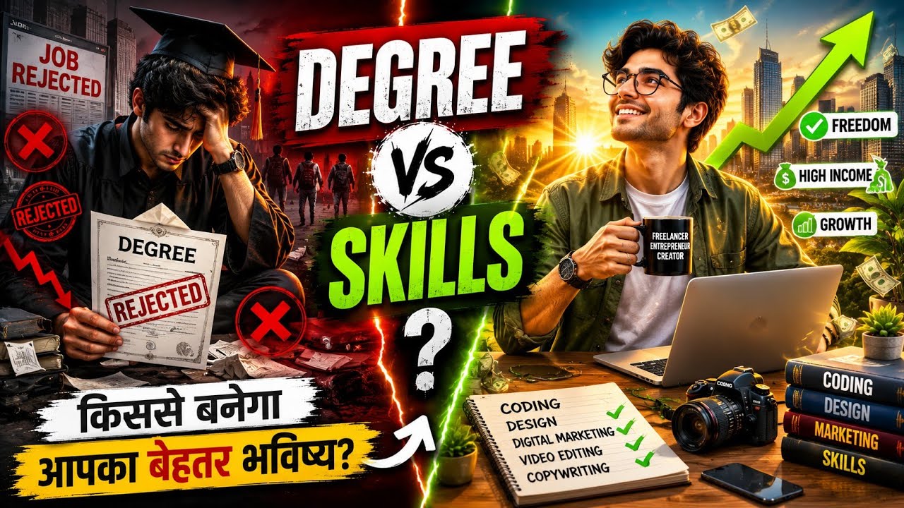 Skill vs Degree | Who will survive in 2026 | The Future of work Explained 