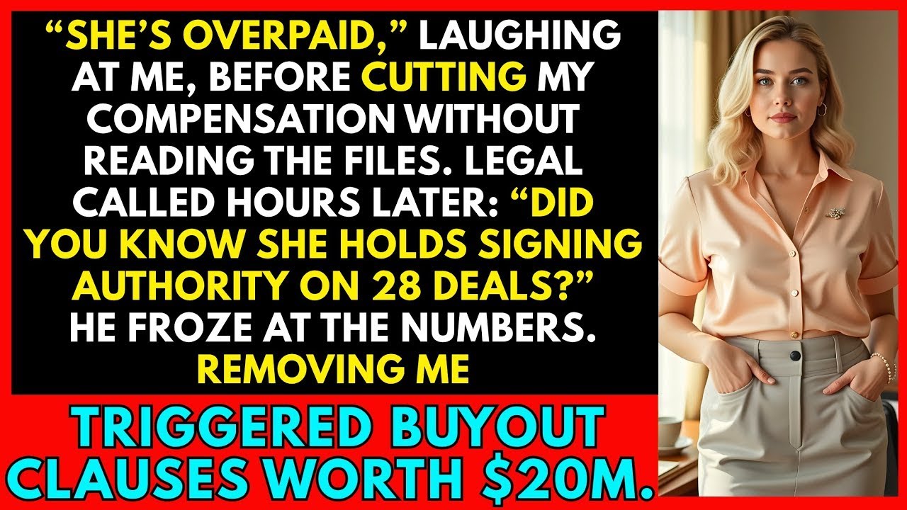 The CEO laughed and said I was overpaid — Then Realized My Name Was on Everything