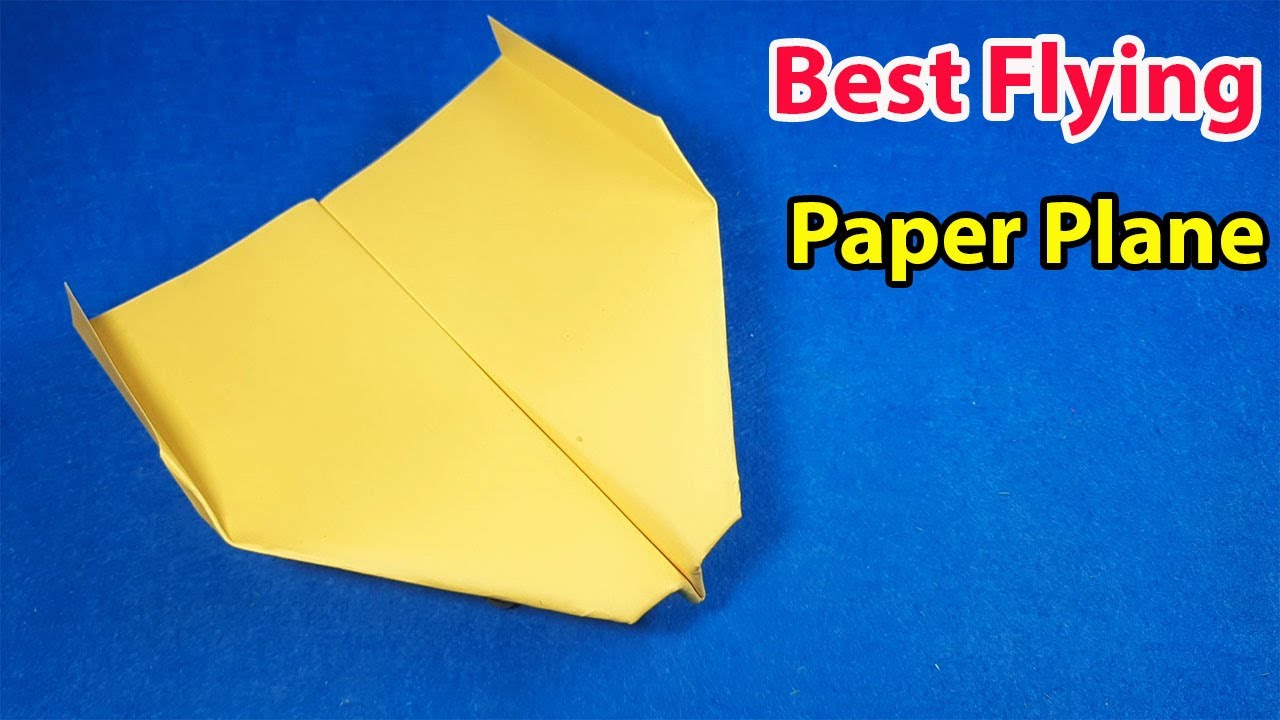 Best Flying Paper Plane | How To Make a Paper Airplane Easy That Fly Far