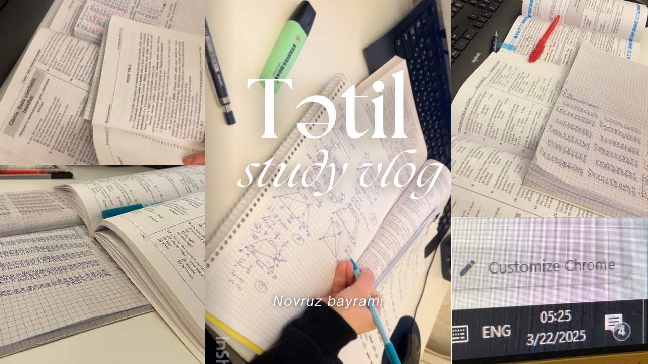 TƏTİLDƏ MƏNİMLƏ BİR GÜN VLOG #3 | TƏTİLDƏ PLANIMI NECƏ QURURAM🧐📝 10-CU SİNİF I QRUP DƏRS RUTİNİM 🗓️📑