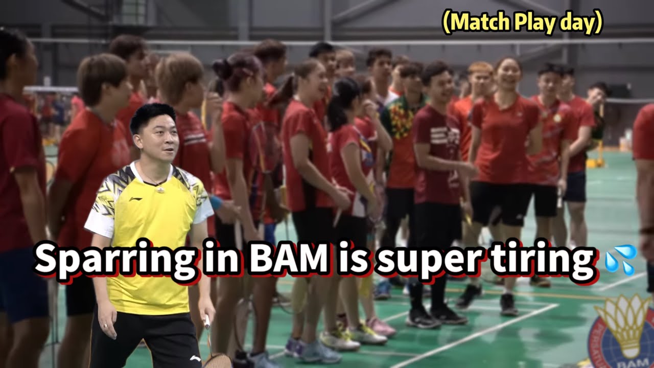 Sparring in BAM is super tiring😮‍💨💦 (Match Play)
