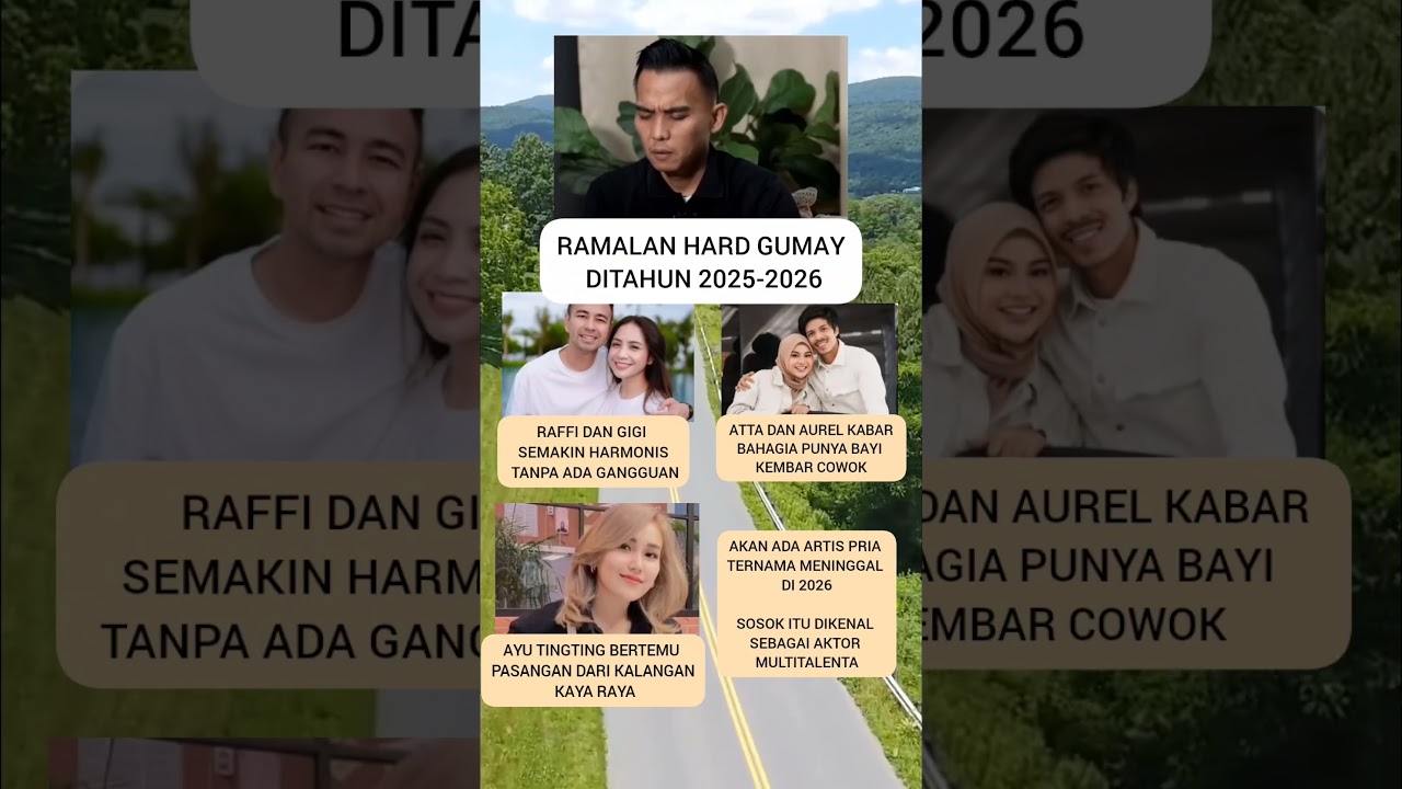 RAMALAN HARD GUMAY#shorts #news #hardgumay #ramalan #raffiahmad #attahalilintar #ayutingting #viral