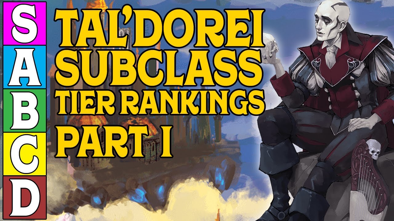 Tal'Dorei Subclass Tier Ranking in D&D 5e (Part 1)