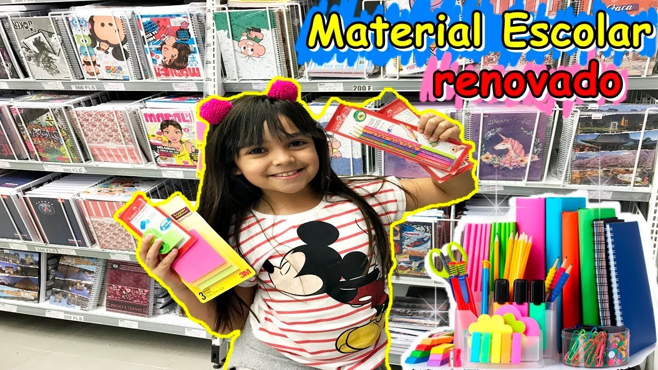 RENOVANDO MATERIAL ESCOLAR NO MEIO DO ANO - EDUARDA FERRÃO