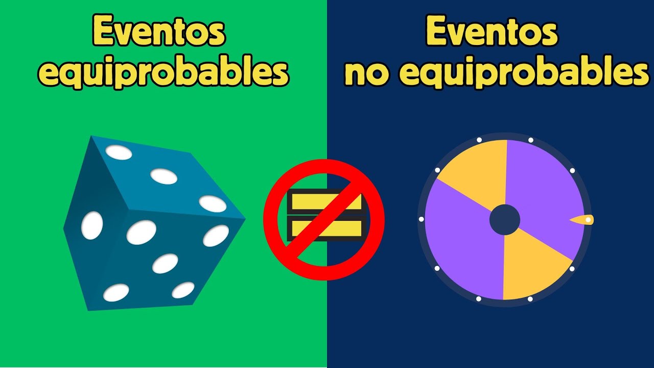 Eventos equiprobables y no equiprobables | ¿Qué se debe dar para que un juego de azar sea justo?