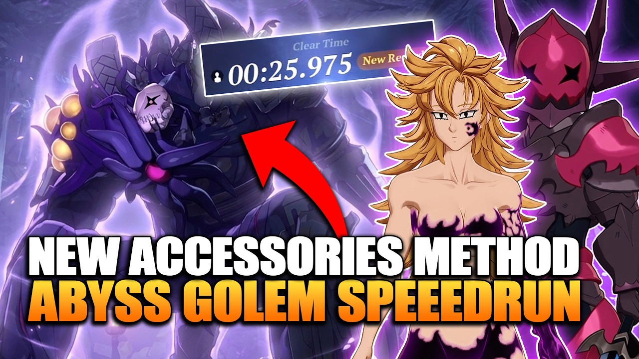 25.975 сек. &mdash; Гайд по спидрану &laquo;Оскверненного&raquo; голема-стража за Мелиодаса | The Seven Deadly Sins...