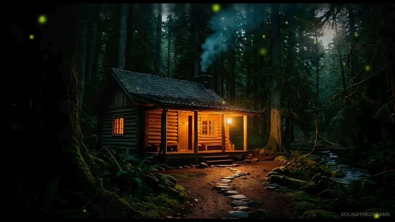 FOREST AT NIGHT - BOSQUE DE NOCHE - Relax Study Sleep  #relax #dream #forest #night #sleeping