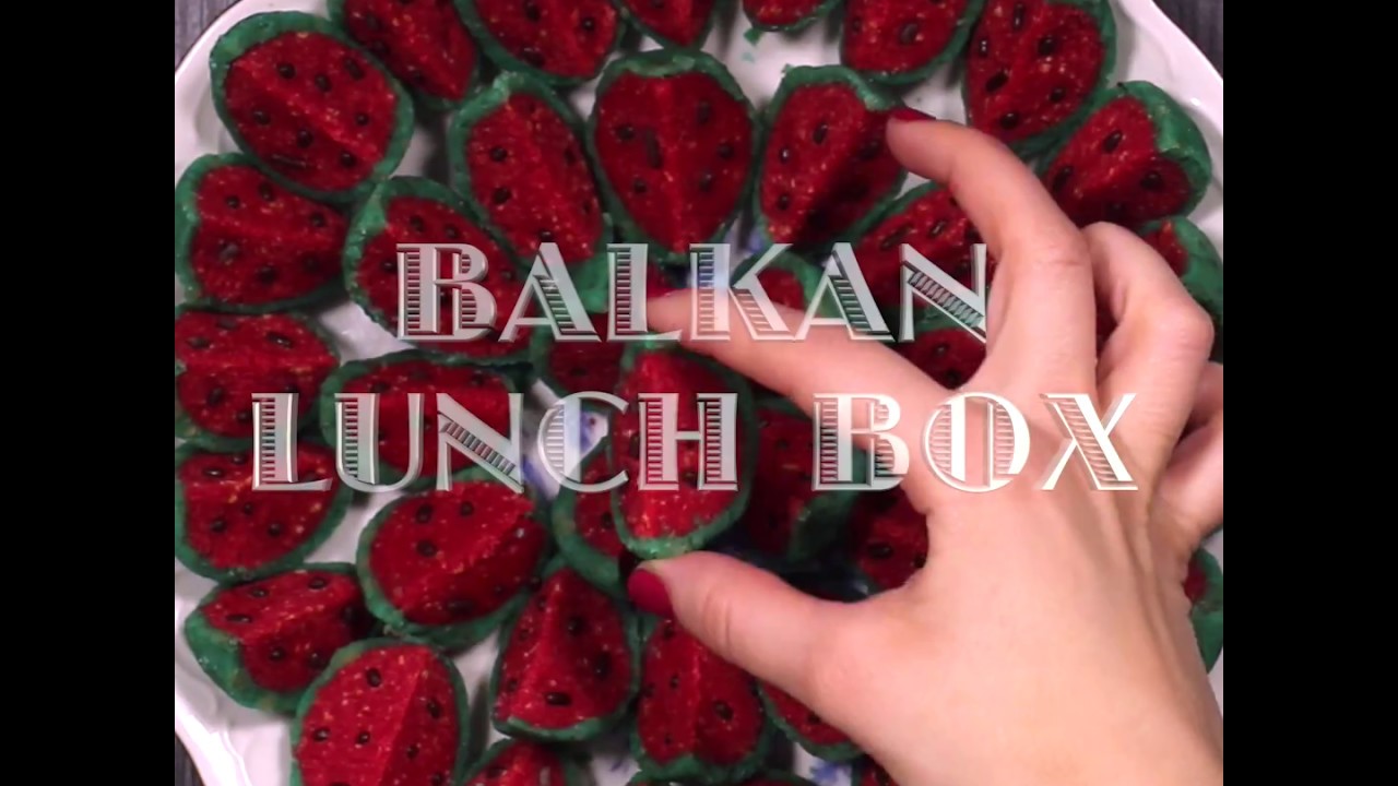 Watermelon Shaped Bites (Kolačići u Obliku Lubenice)