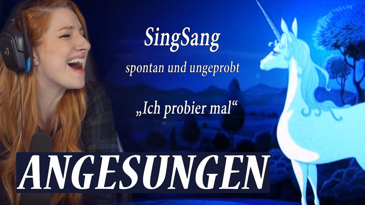 The Last Unicorn - America / Livestream-Cover ▶ LARA LOFT / Youtube Karaoke / ANGESUNGEN