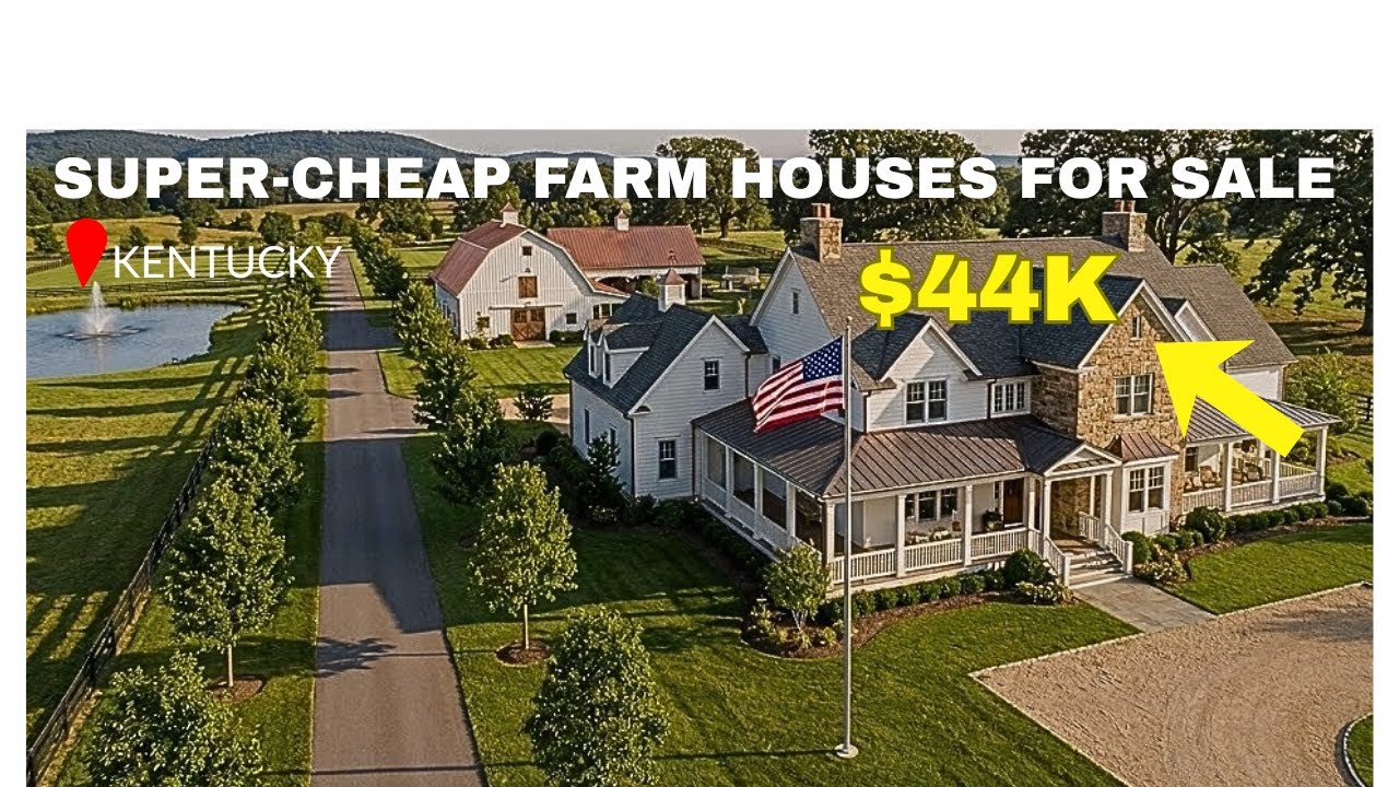 5 SUPER CHEAP Farmhouses in KENTUCKY You Can Buy Right Now!