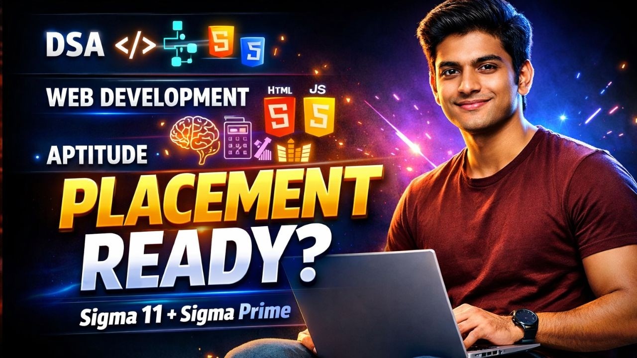 Placement Ka Full Roadmap 2026 🔥 | DSA + Web Development + Aptitude