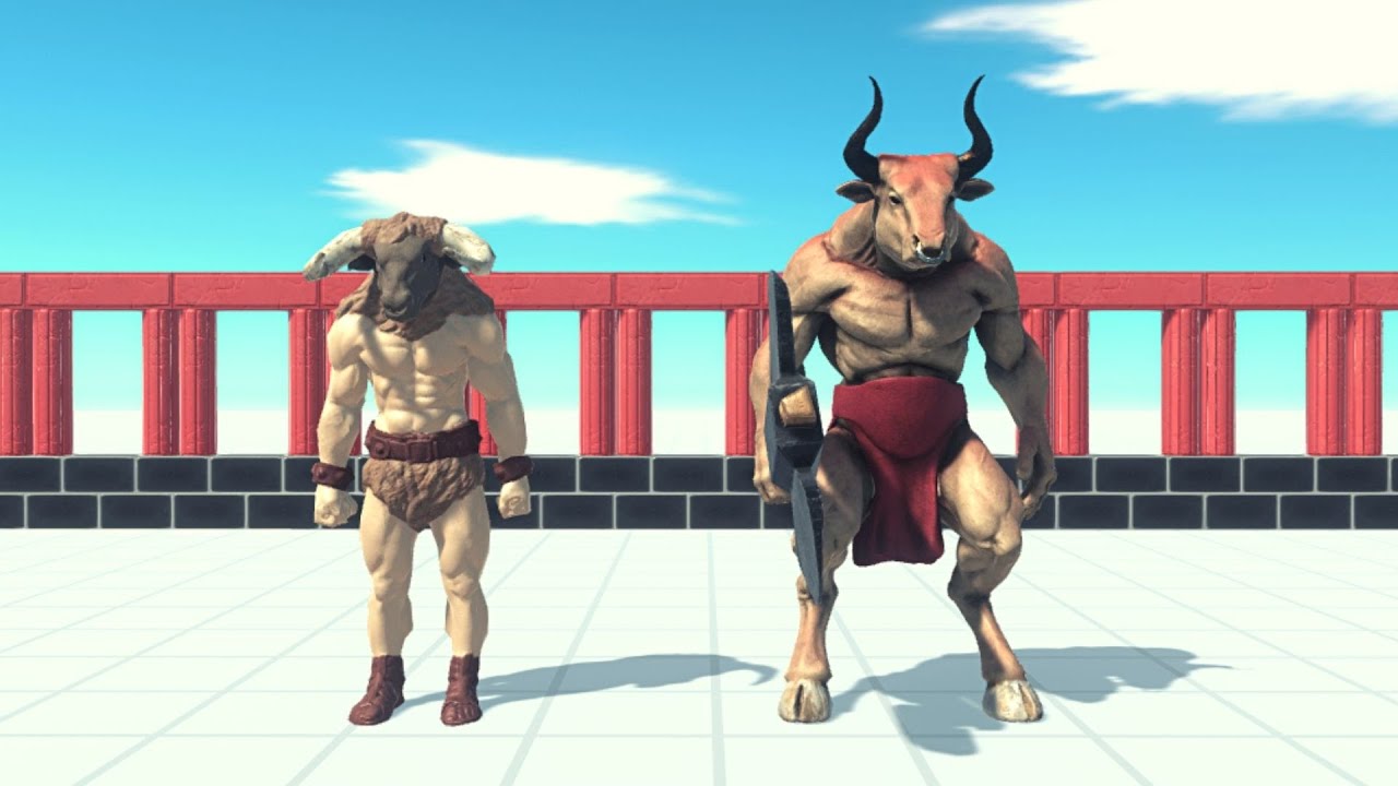 Minotaur Brothers Vs Every Unit ARBS |Animal Revolt Battle Simulator