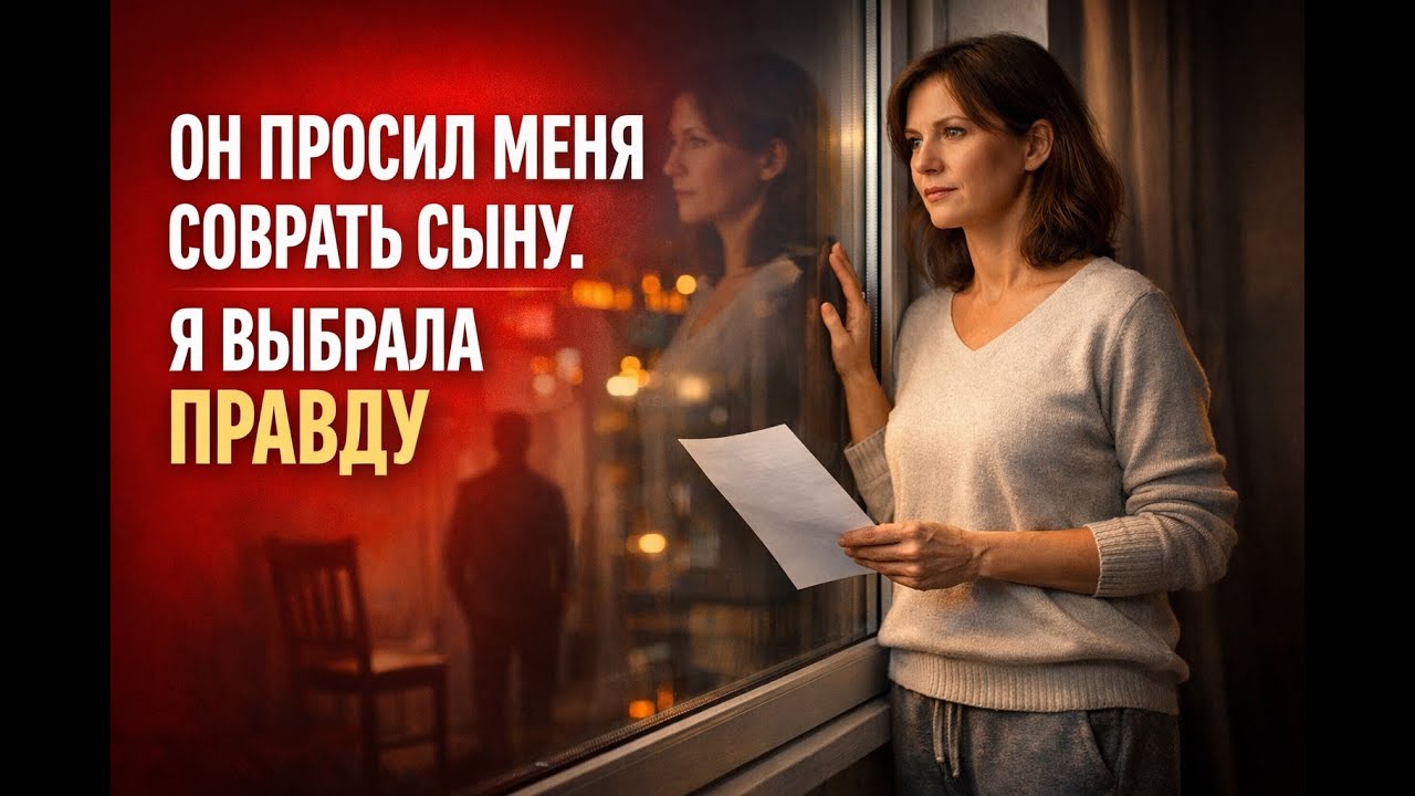 Муж сказал Напиши сыну, что виновата ТЫ. Скажи, что ты меня выгнала. Я не хочу потерять его