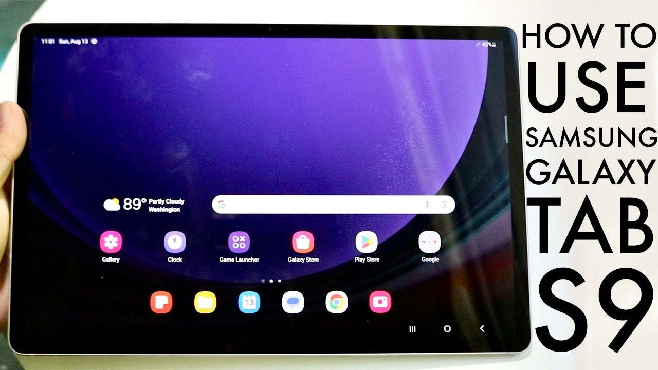 Как пользоваться Samsung Galaxy Tab S9! (Полное руководство для начинающих)