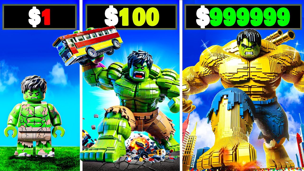 $1 to $1,000,000 LEGO Hulk in GTA 5