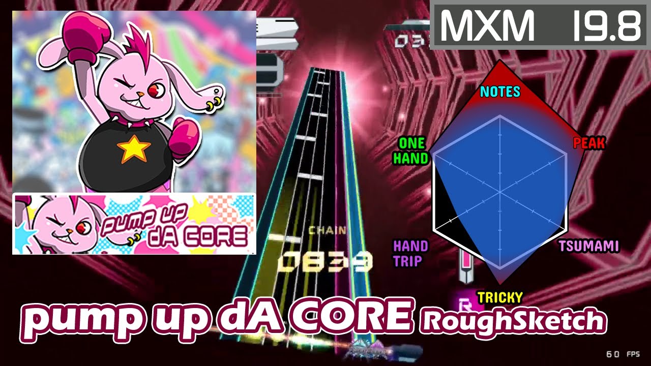 [K-Shoot MANIA] pump up dA CORE / RoughSketch [MXM 19.8]