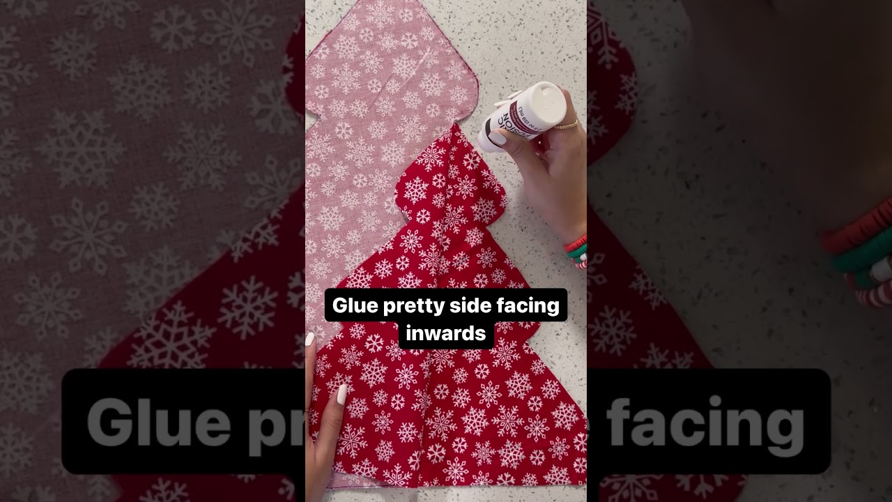 Easy No Sew Christmas Pillow ✨  