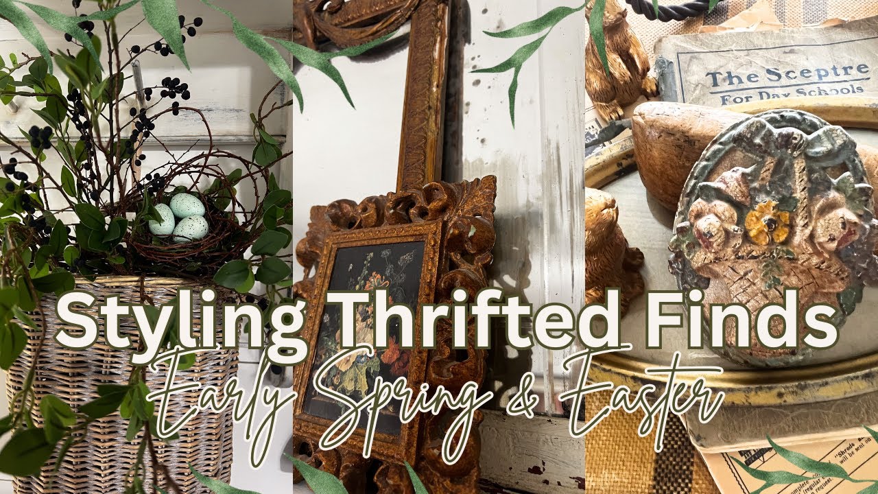LETS STYLE OUR VINTAGE AND THRIFTED 🪻🌷 FINDS FOR EARLY SPRING AND EASTER