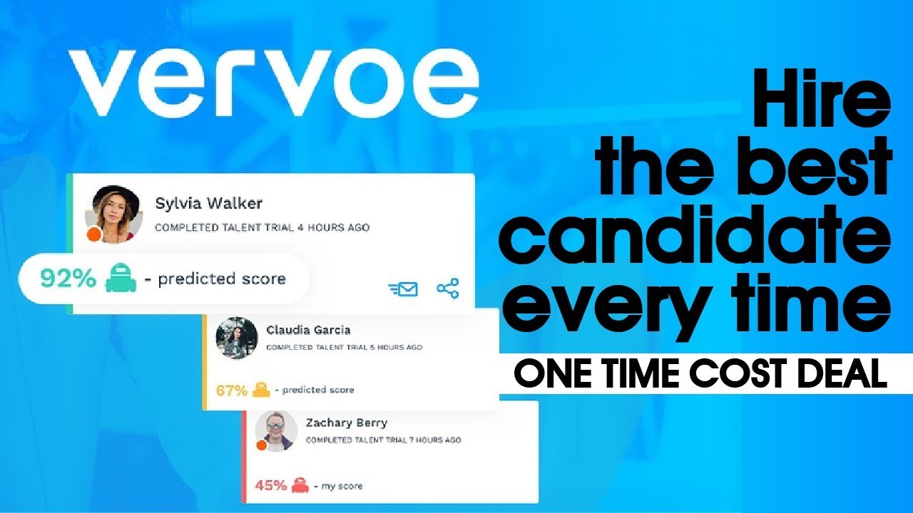 Vervoe Discount, Hire the best candidate software