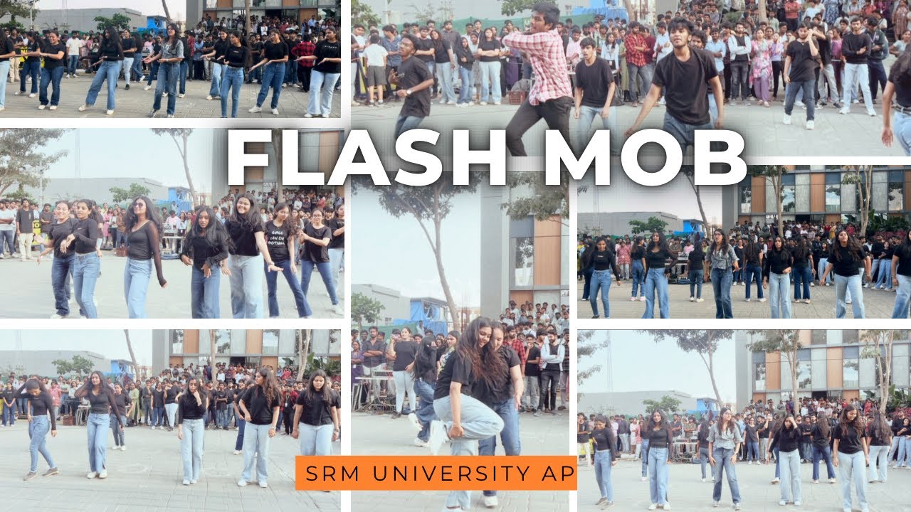 Film gala 2025 | Flashmob | Srm ap | @Mee_Guntur_Ammayii #srmap #flashmob #dance