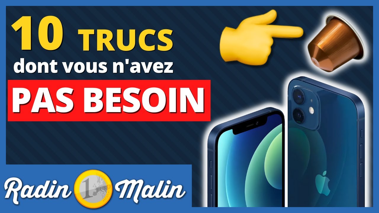 10 trucs chers et inutiles mais que vous achetez quand m&ecirc;me