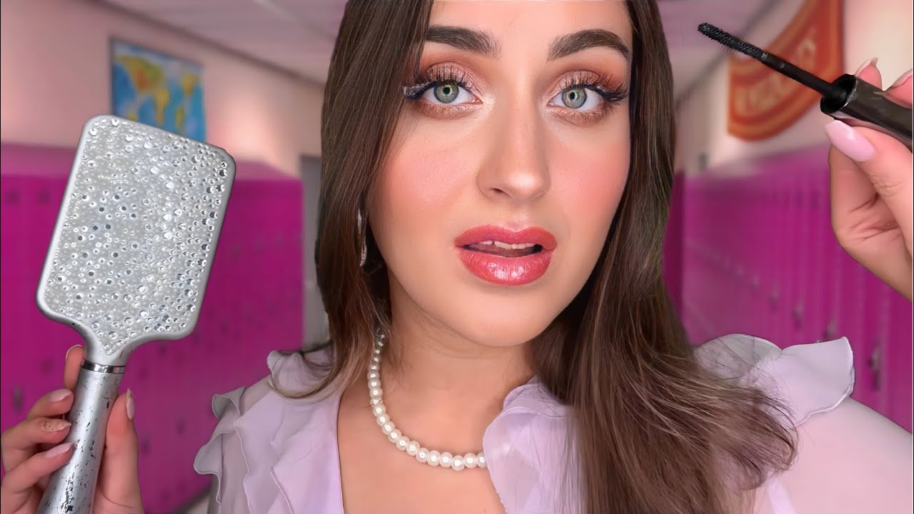 ASMR deutsch Popular Mean Girl does your Makeup | Toxic friend schminkt dich 💄 Sassy Roleplay