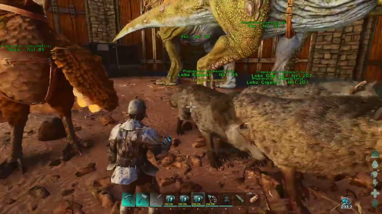ARK ASCENDED | #49 | Crianza de lobo para mí y tameo de otro rex para empezar nuevamente la crianza