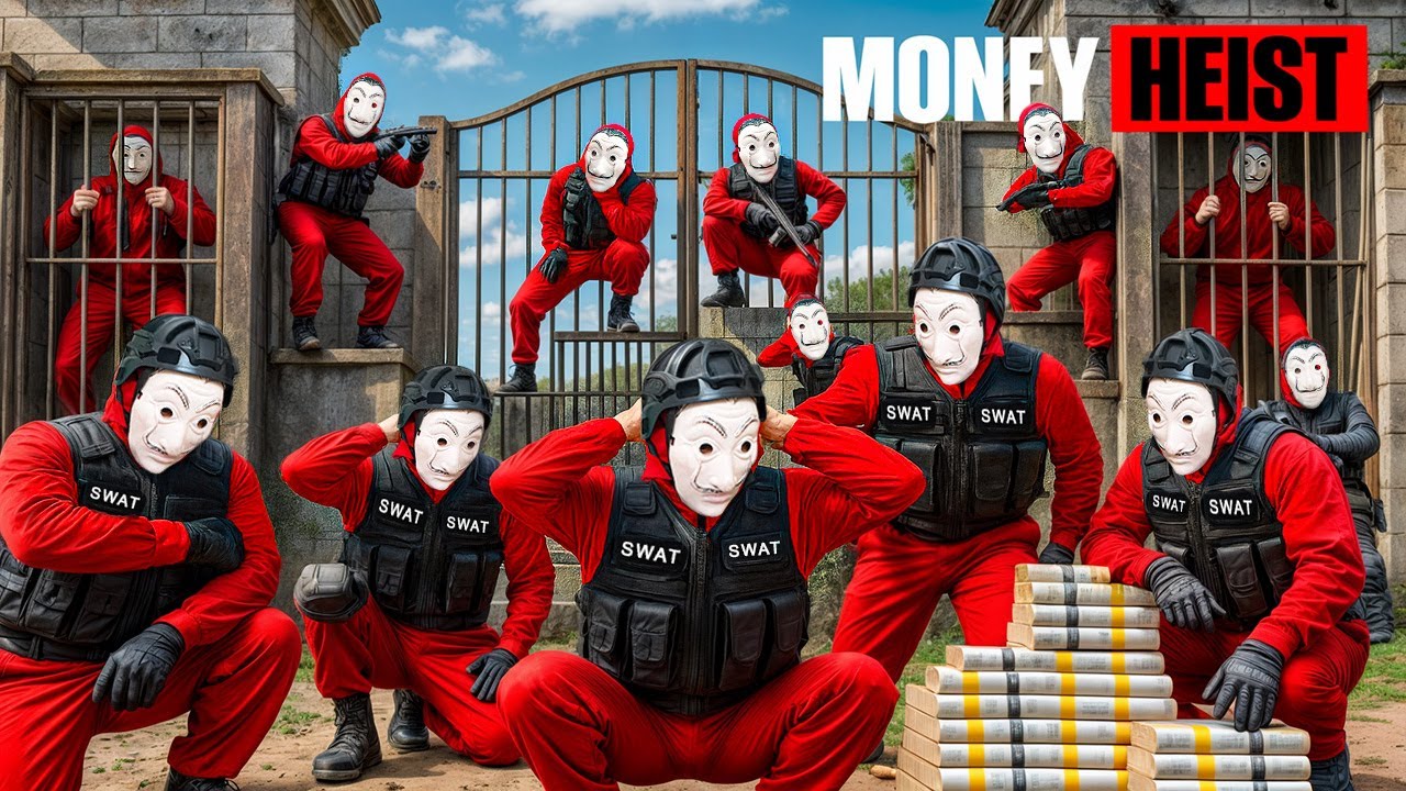 PARKOUR VS MONEY HEIST! 6 | BAD GUYS: No ESCAPE,POLICE Thunder Strike Hits(BELLA CIAO REMIX)Epic POV