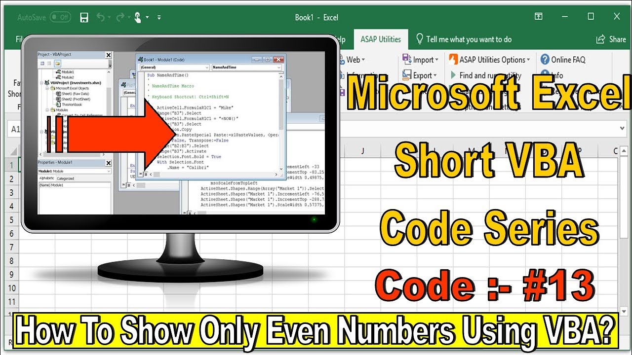 Microsoft Excel Short VBA Code #13 | Write VBA Code to Count to 10 &ndash; Only Even Numbers |