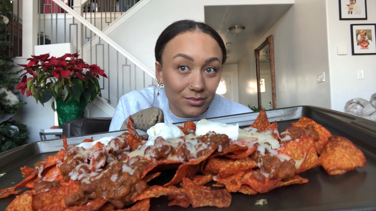 Chili Nachos MUKBANG
