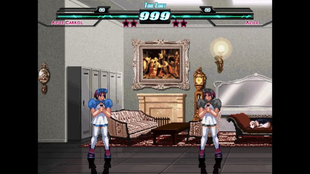 M.U.G.E.N. Aimless Battles - Alice Carroll KOFA (me) vs. Alice Carroll (Niv)