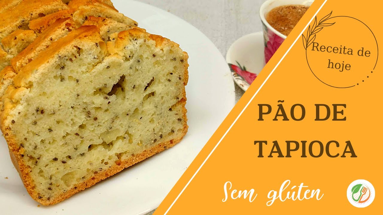 P&atilde;o de tapioca r&aacute;pido e f&aacute;cil, sem gl&uacute;ten, sem trigo, sem leite, sem sovar  | misturou est&aacute; pronto |