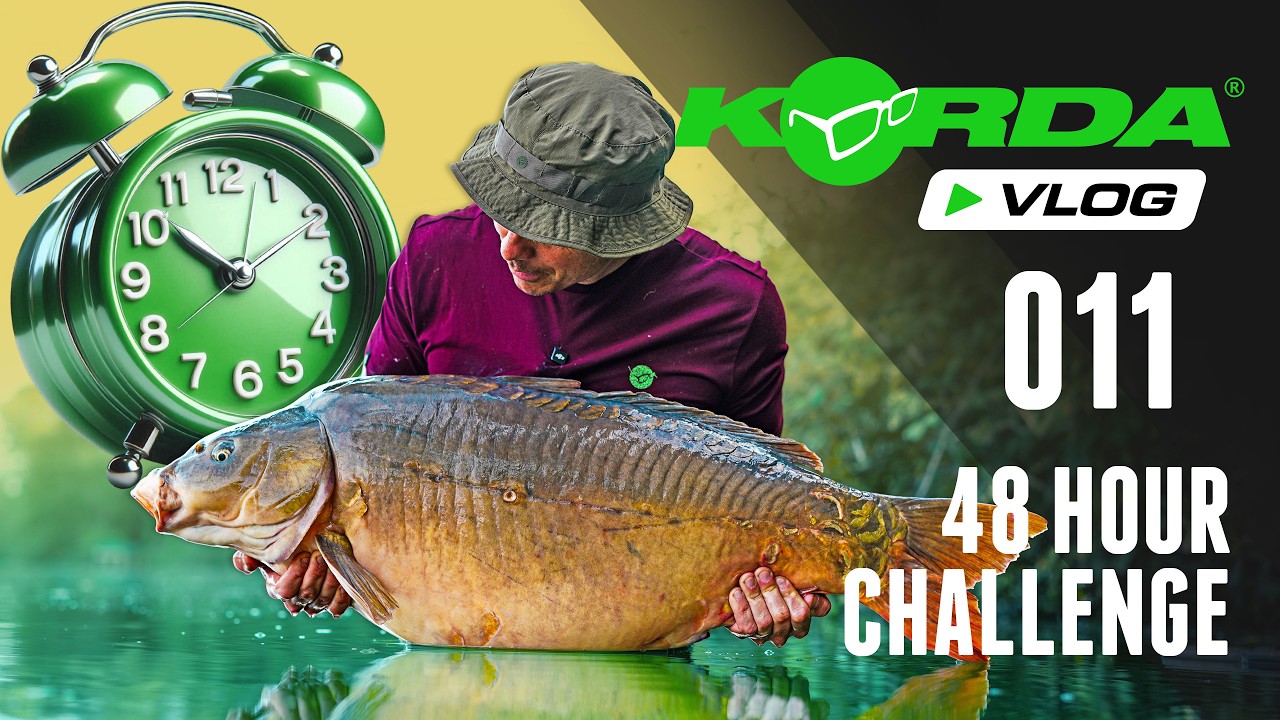 Challenged to catch a 20lb, 30lb and a 40lb Carp in 48hrs!? | Korda Vlog