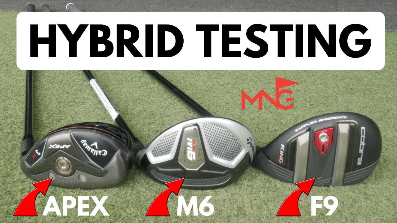 Hybrid Testing - Cobra F9 VS TaylorMade M6 VS Callaway Apex
