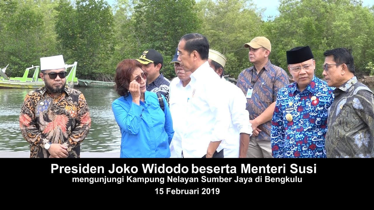 [KABAR KKP] Kunjungan Presiden RI & Menteri Susi ke Kampung Nelayan Sumber Jaya di Bengkulu