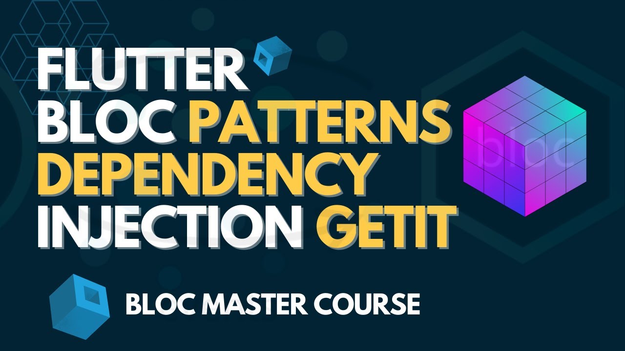 #13 Внедрение зависимостей Flutter с использованием GetIt | Шаблоны Flutter Bloc | Архитектура чи...