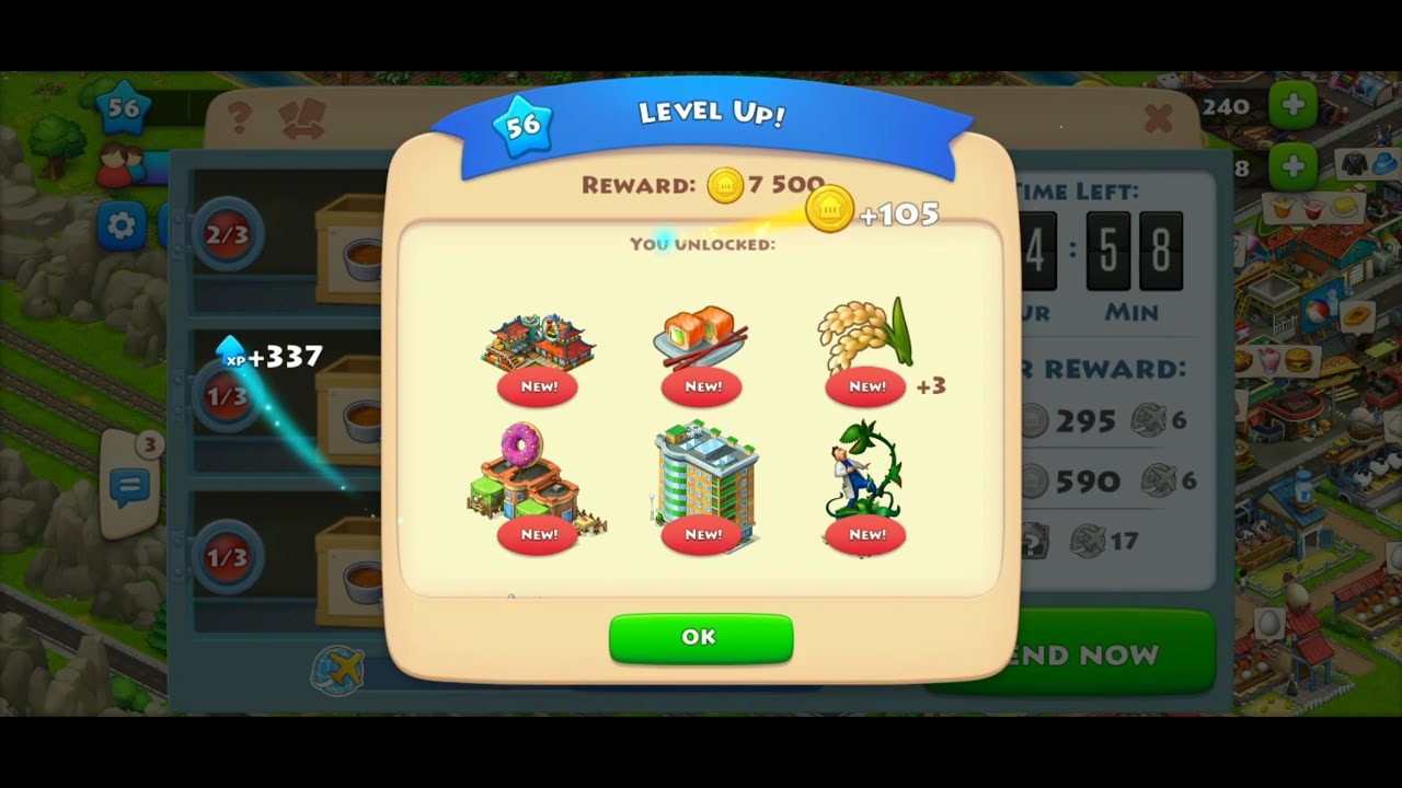 TOWNSHIP LEVEL 56 GAMEPLAY || August 2020