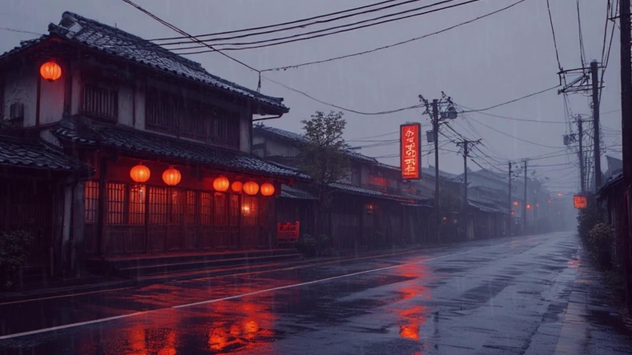 🌸 Japanese Lofi Dream Rain 🎵 | Relax & Sleep to Soft Sounds 🌙