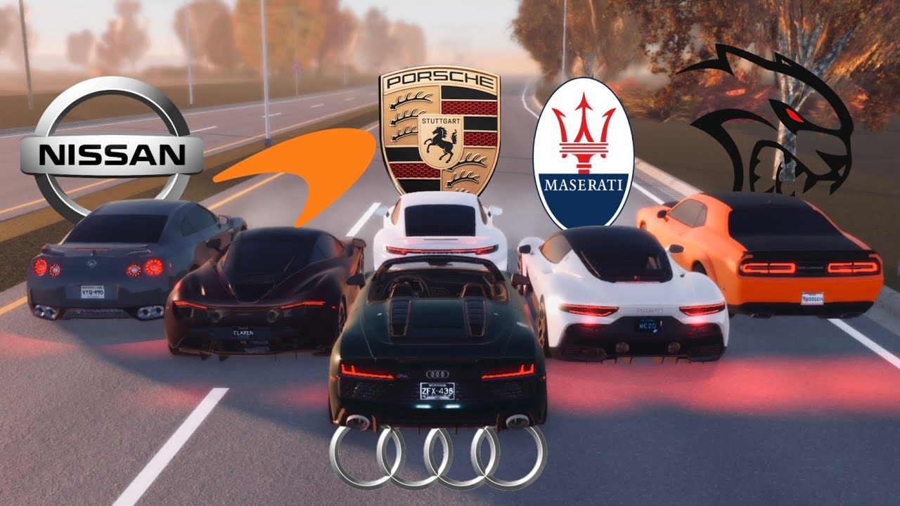 Audi R8 VS 911 Turbo S VS GTR VS 720S VS Maserati MC20 VS Dodge Demon 170 In Greenville...