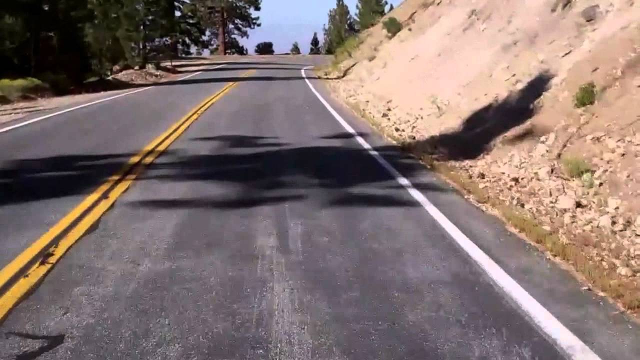 CYCLING ON ANGELES CREST HWY 2 - WEST OF WRIGHTWOOD, CA - 9/19/2011