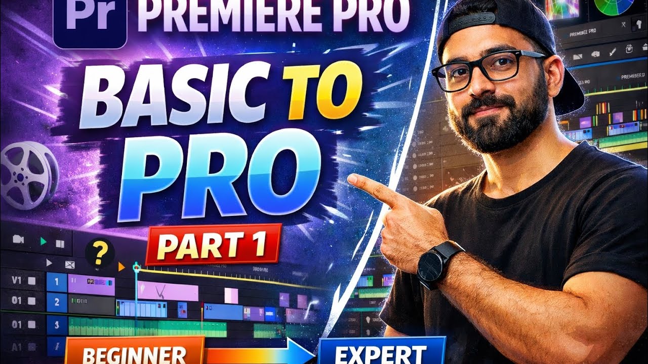 🎬 Premiere Pro Basic to Pro – Part 1 | Introduction