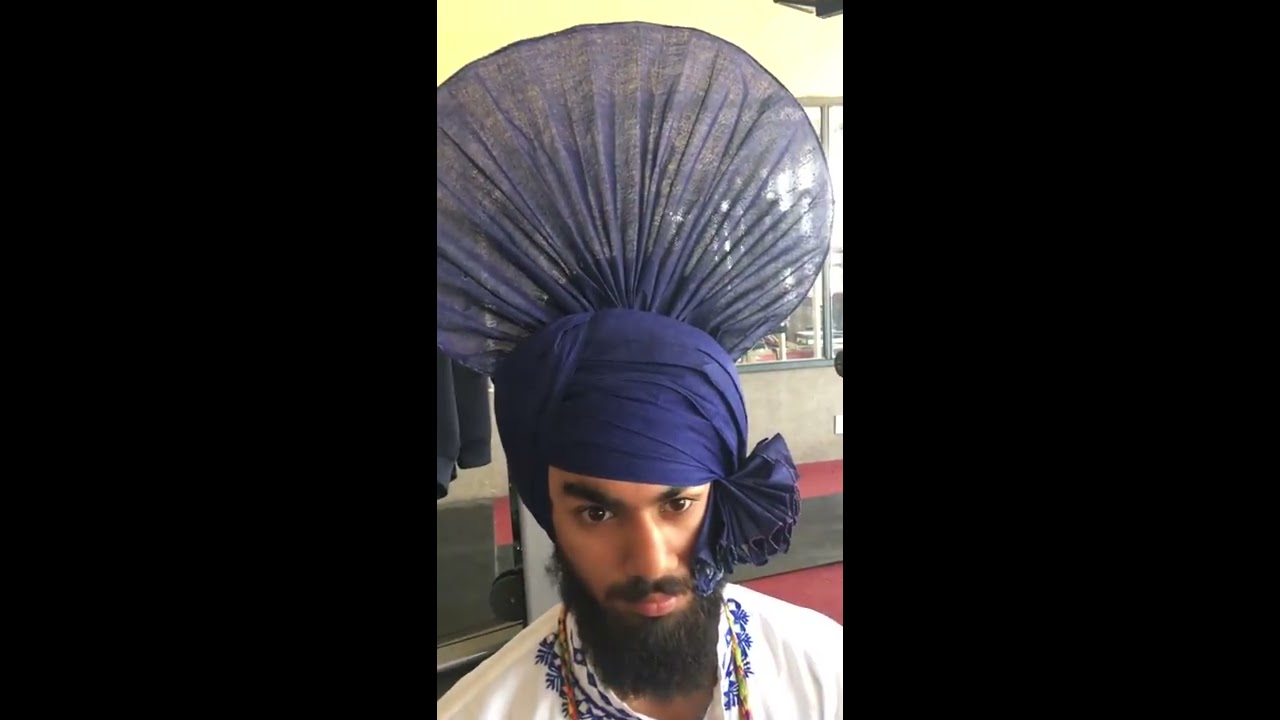 How to Tie Bhangra Turban l Guriqjot Singh