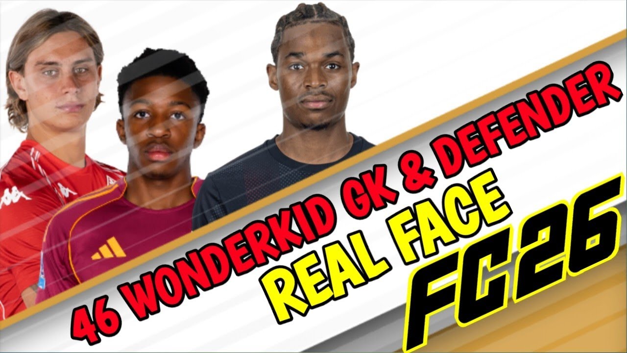46 wonderkid GK dan Defender REAL FACE di FC 26. Tutorial FC 26 | Ryu Go Gaming