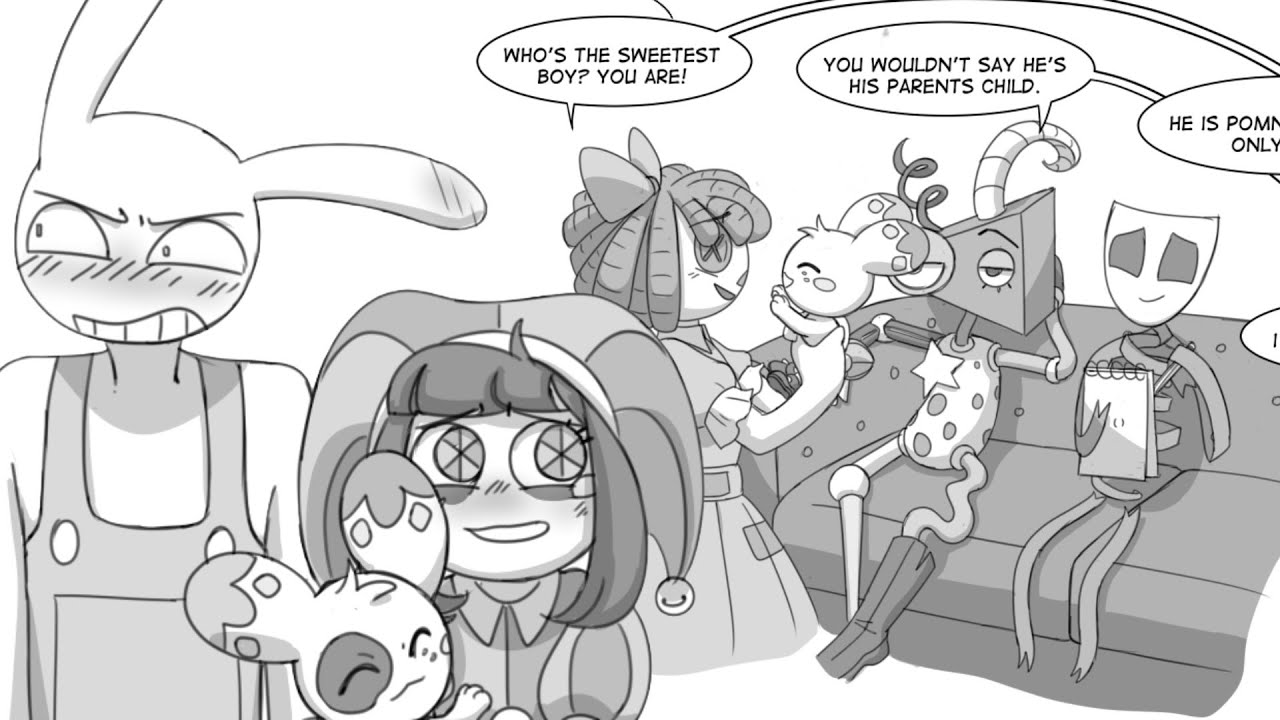 Jax And Pomni Become Parents!😳🤱The Amazing Digital Circus Comic Dub 