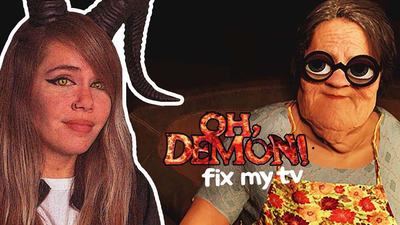 UNA VIEJA CONTRATA A UN DEMONIO 👹 l OH DEMON! Fix my TV