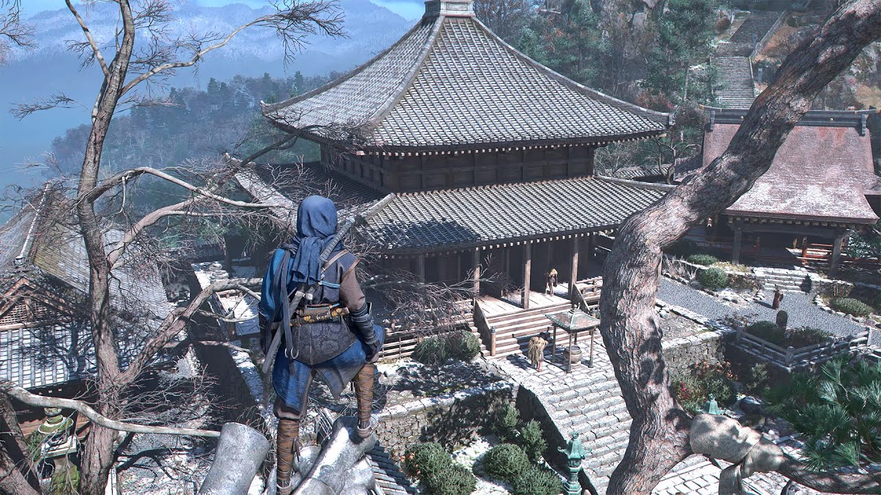Assassin's Creed Shadows Winter Season Free Roam Gameplay [4K 60FPS PC ULTRA]