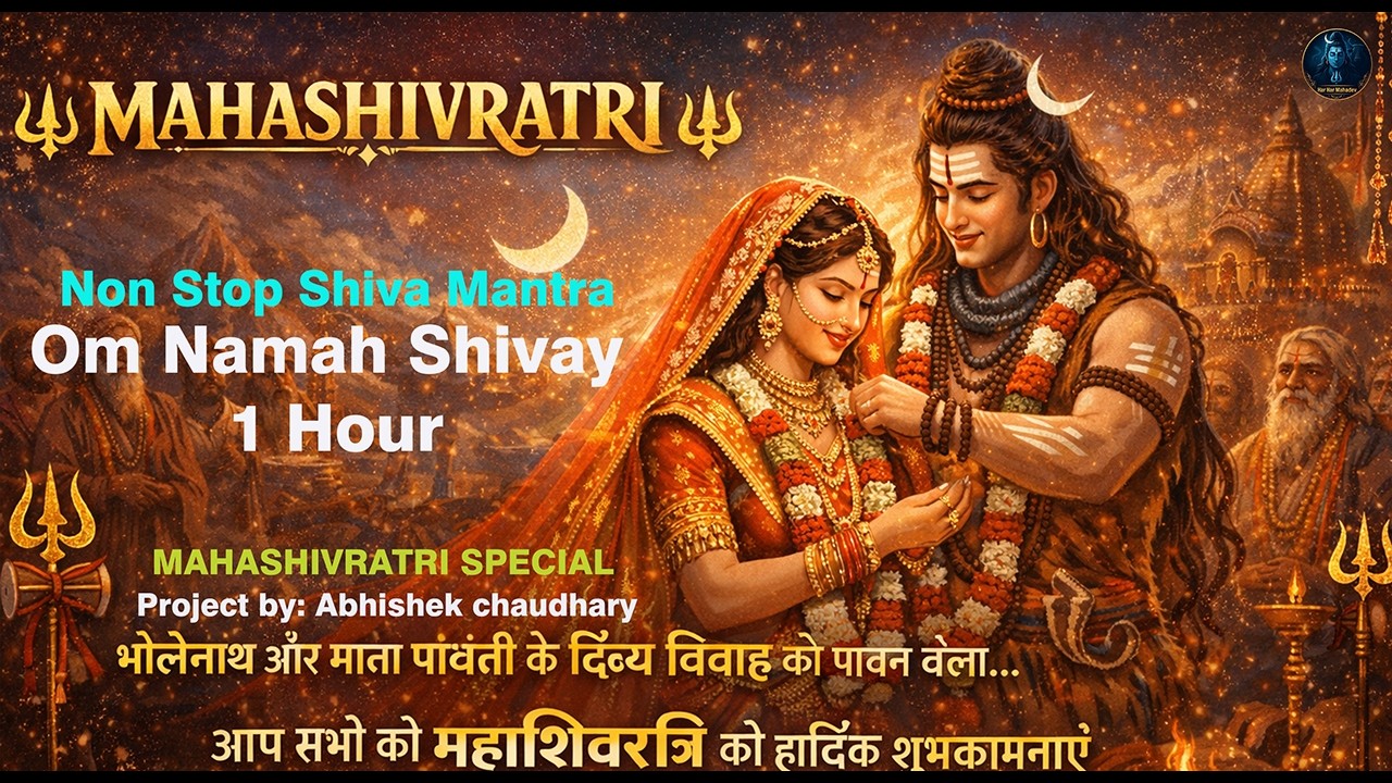 MAHA SHIVRATRI SPECIAL | 1 Hour Om Namah Shivay | Powerful Shiva Mantra Chant |