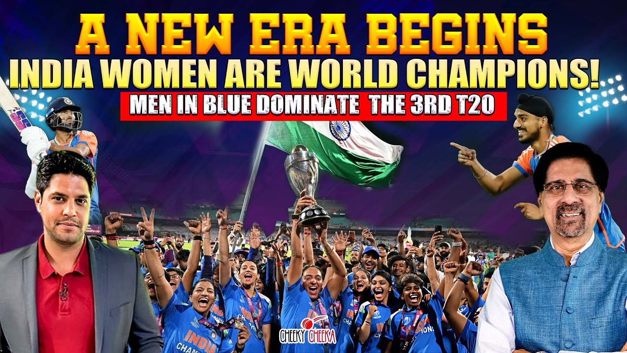 A NEW ERA BEGINS &mdash; INDIA WOMEN ARE WORLD CHAMPIONS! | Men in Blue dominate the 3rd T20