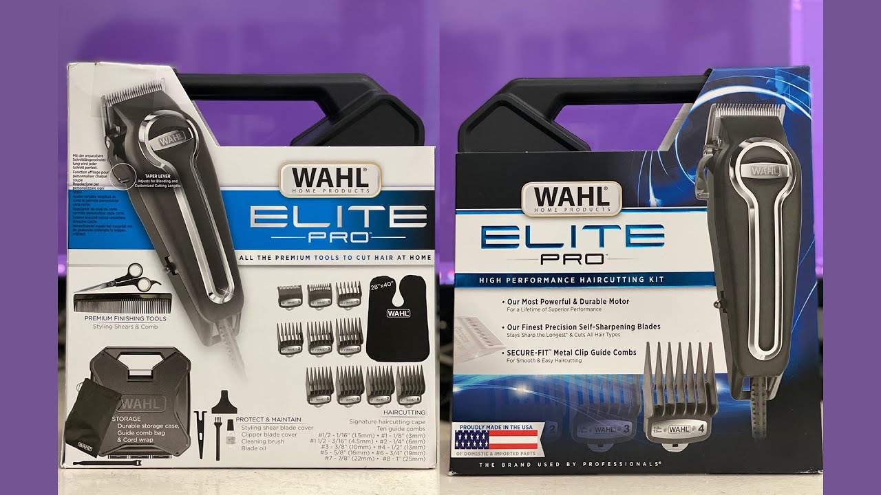 WAHL Elite Pro High Performance Hair Cutting Kit Unboxing - Shot with iPhone 11 Pro Max