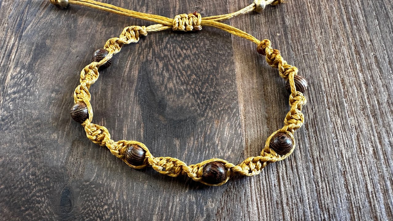 Make easy macrame Bracelet #diy #macrame #videos #craft #howto #crafting #foryou #beads 